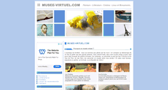 Desktop Screenshot of musee-virtuel.com