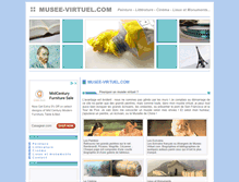 Tablet Screenshot of musee-virtuel.com